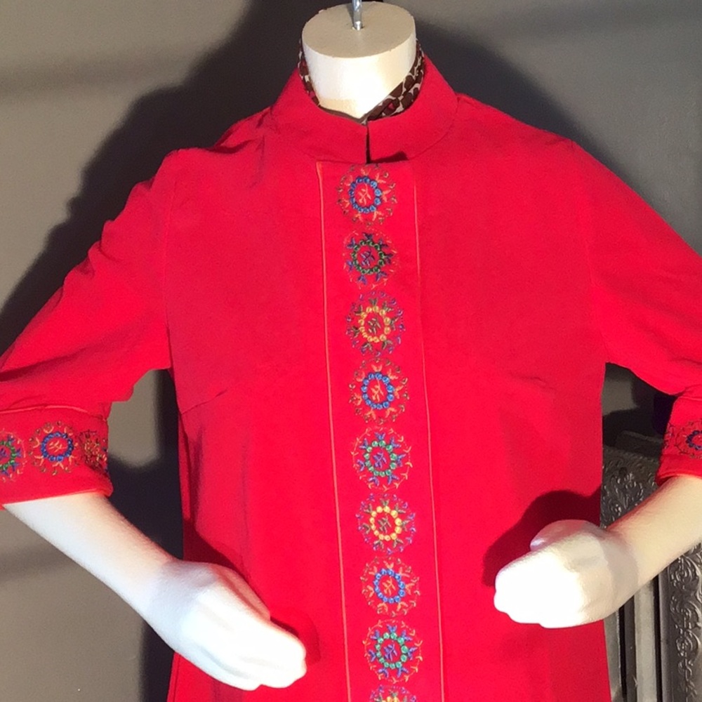 Vintage Lounge Apparel Bathrobe Hot Pink Snap